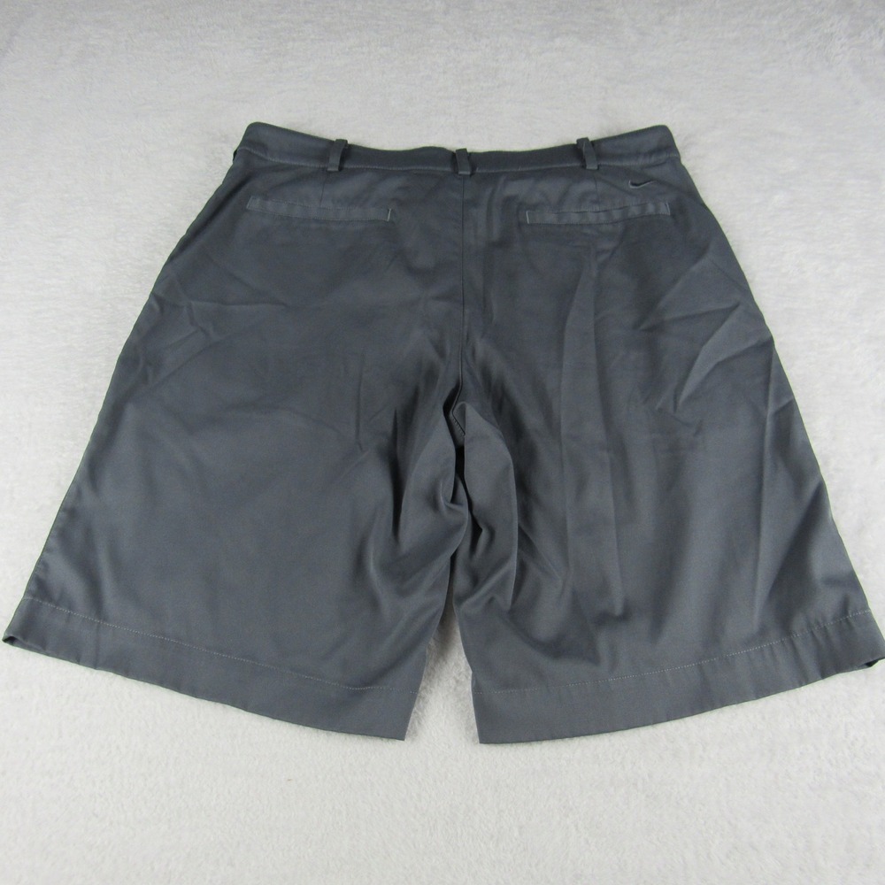 Nike Golf Shorts Mens 34 Gray Dri-FIT Flat Front Performance Athletic - Picture 10 of 10